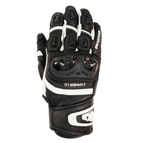 Oxford Oxford cypher 1.0 short leather ms glove black/white